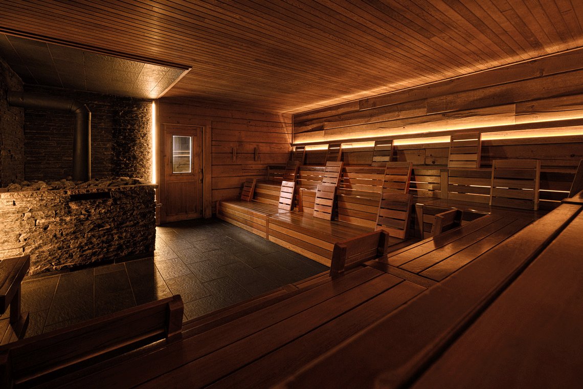 sauna interior