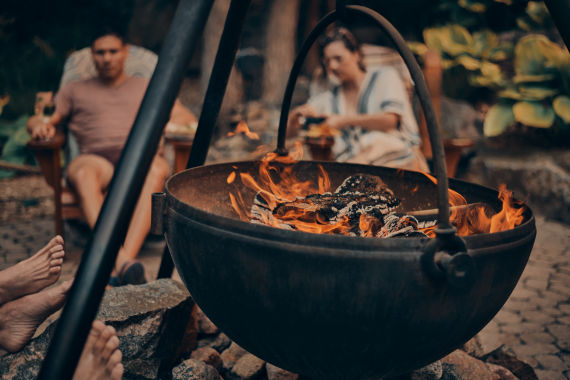 spa village fire pit