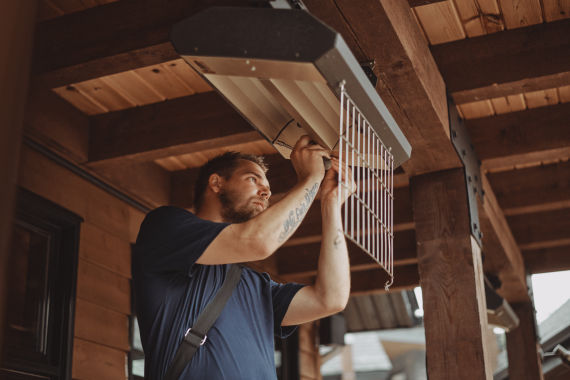 technician making repairs