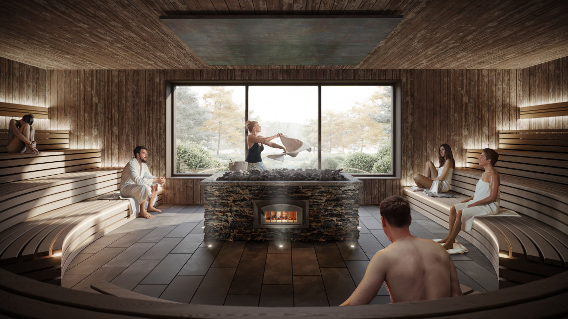 aufguss ritual in event sauna