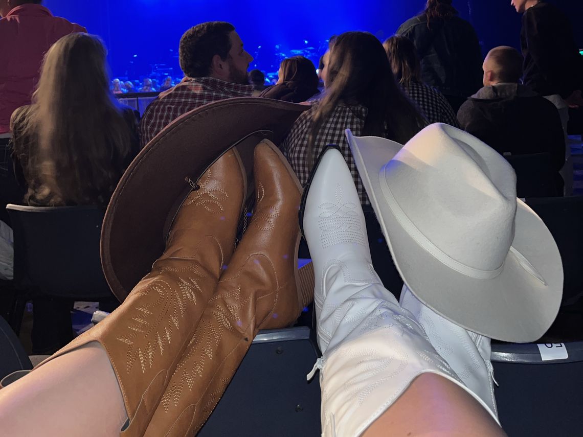 cowboy boots and hats