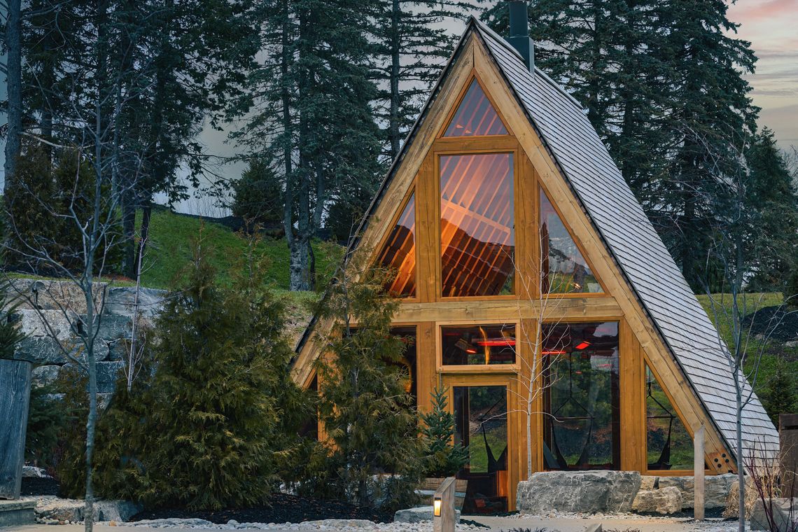 a-frame rest area