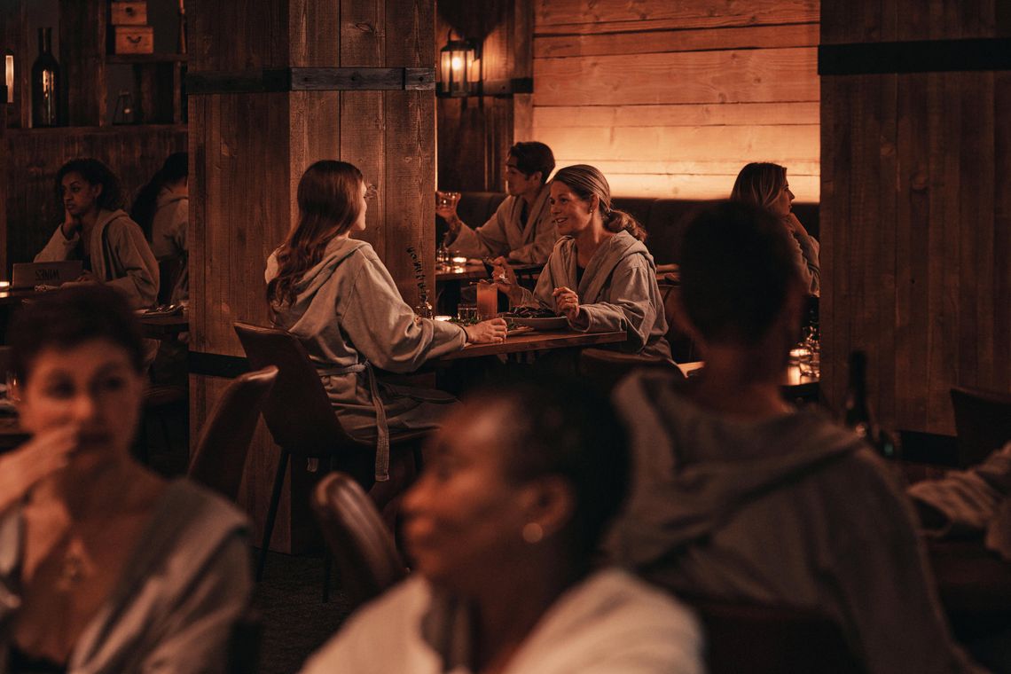 guests dining at the Resto