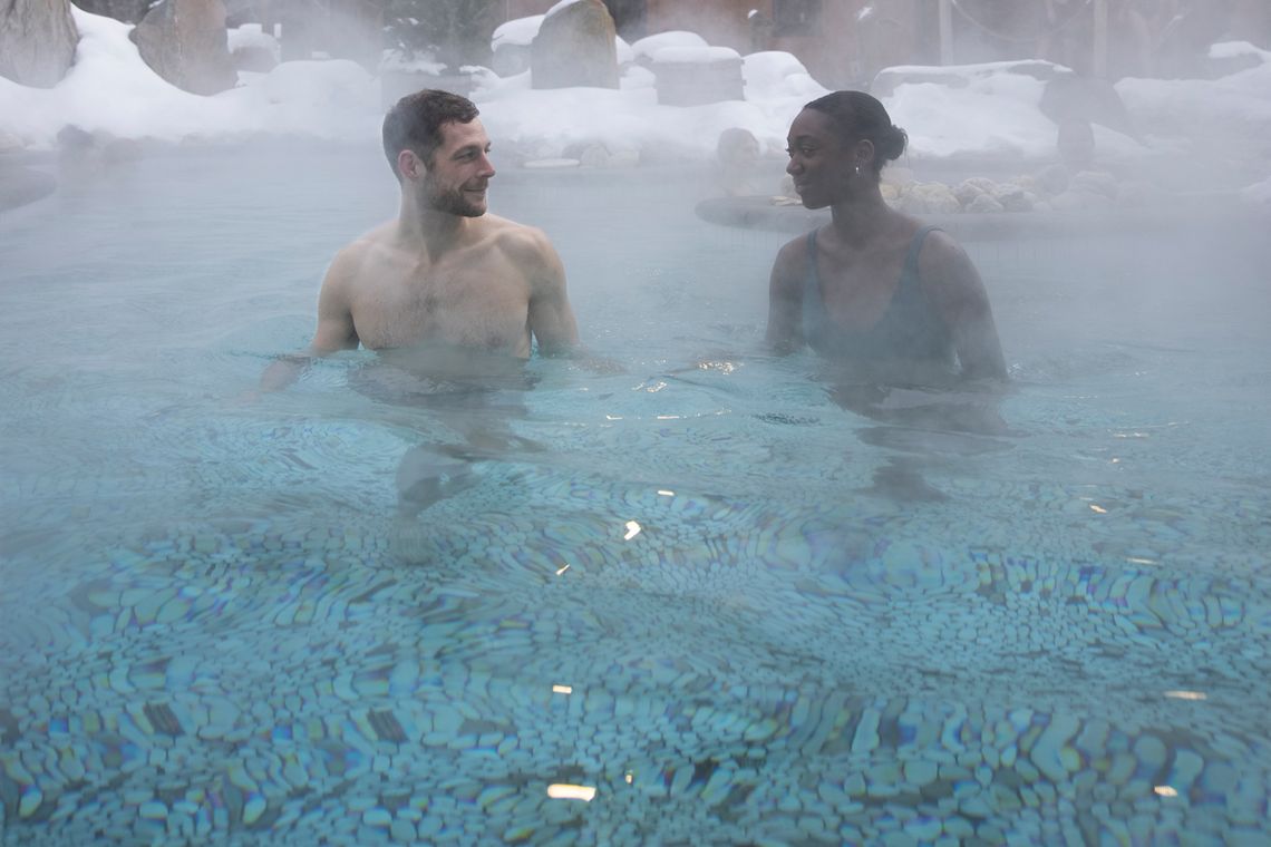 guests in a thermal bath