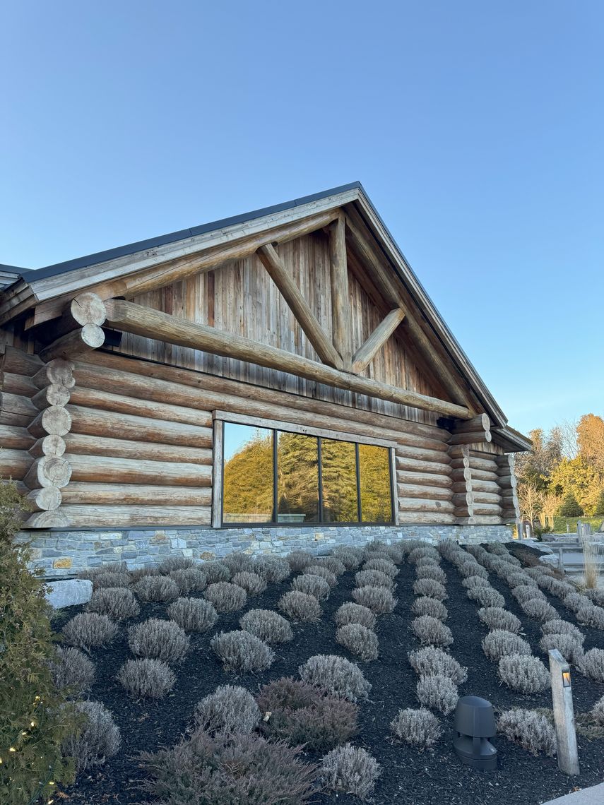 outside the logga sauna