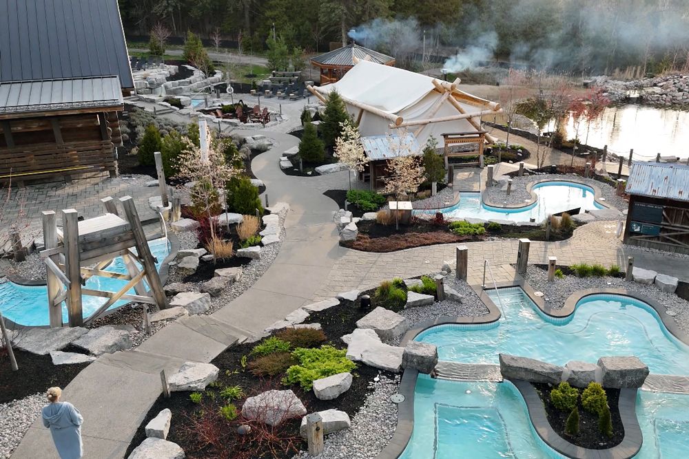 overview of the Spa Village