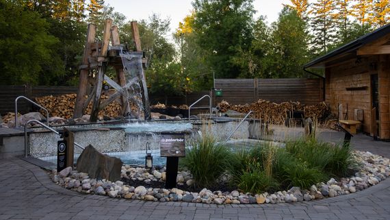 view of the spa