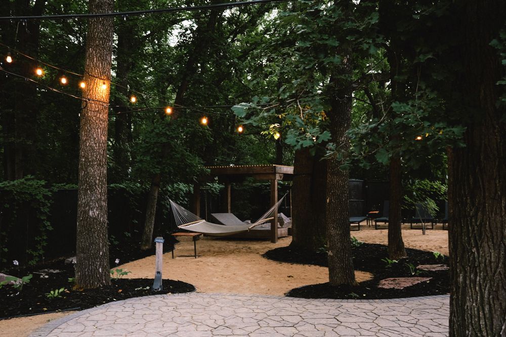 beach area at the Spa Village