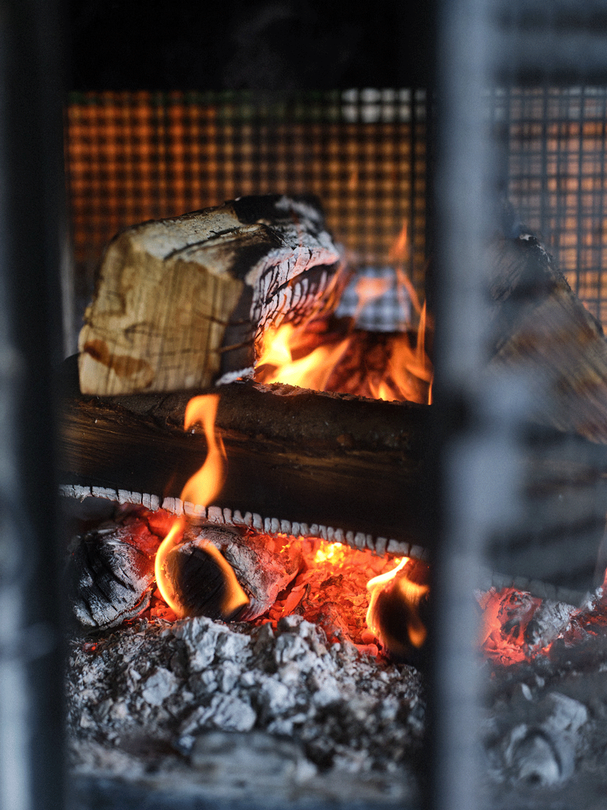 outdoor campfire