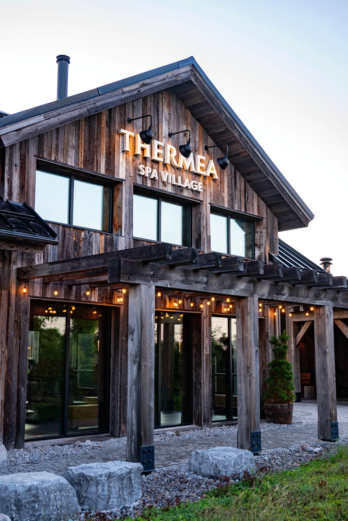 facade of Thermea Spa Village