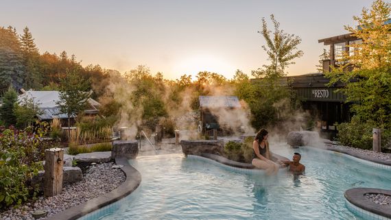 guests in a thermal bath