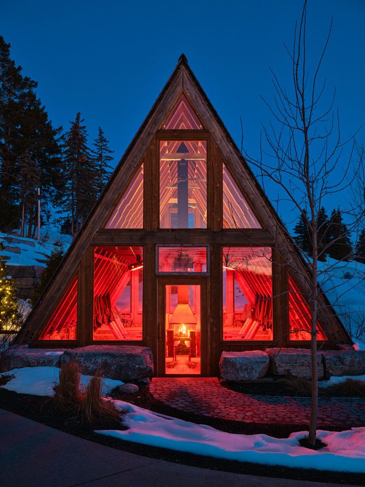 a-frame rest area
