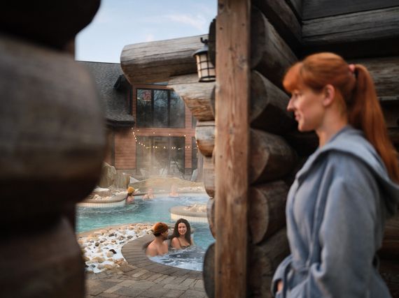 cold plunge at the spa