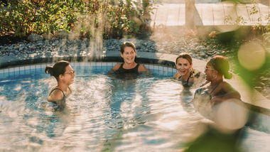 guests in a thermal bath