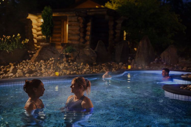 guests in a thermal bath