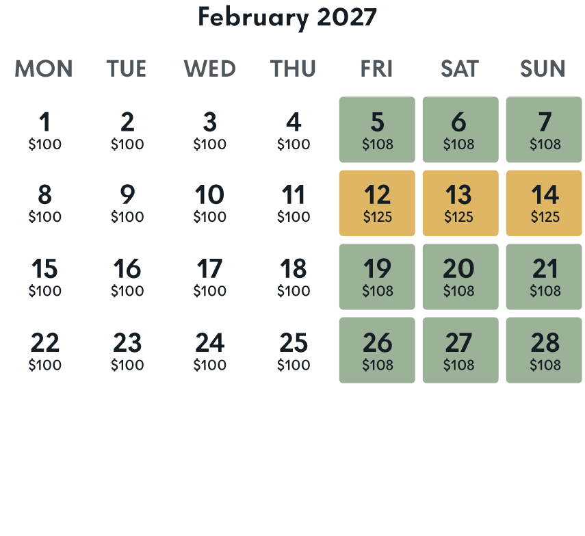 february 2026 rate calendar winnipeg