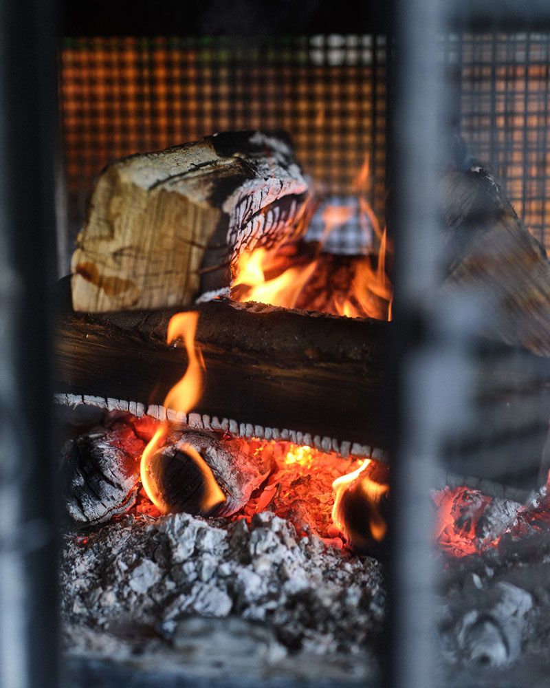 outdoor campfire