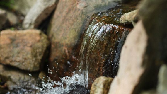 rock waterfall