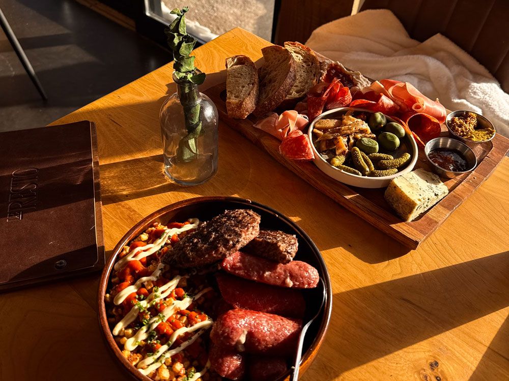 meals at the Spa Village's restaurant