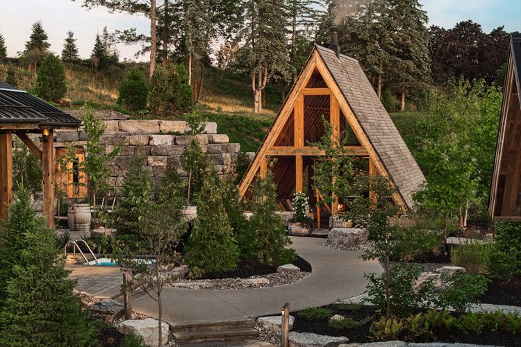 A-Frame relaxation area